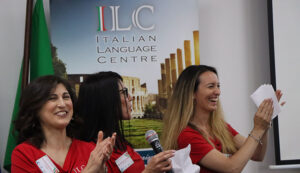Italian language teachers at Italian event in Brisbane