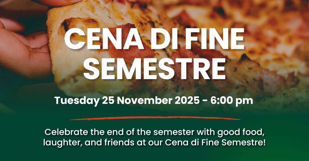 ILC Event Adult Italian Classes End of Semester Dinner 2025 26 November 2025