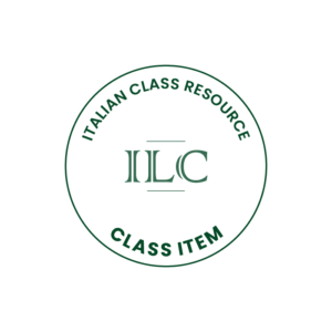 Authentic Italian Classes in Brisbane - Class Resource Item