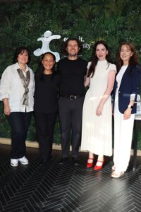 The Di Filippo Marionette Company puppet actor Remo Di Filippo and performer Rhoda Lopez with Co.As.It Community Services and ILC Founder Dina Ranieri, CEO Tanina Softa and Italian Consulate in Brisbane Vice-Consul Daria Proietto