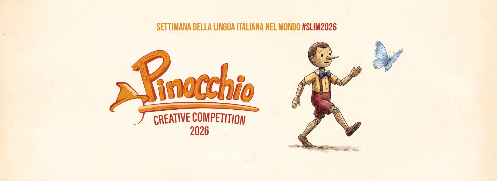ILC Pinocchio Creative Competition 2026 for Settimana della Lingua Italian nel Mondo - Italian Language Week in the World