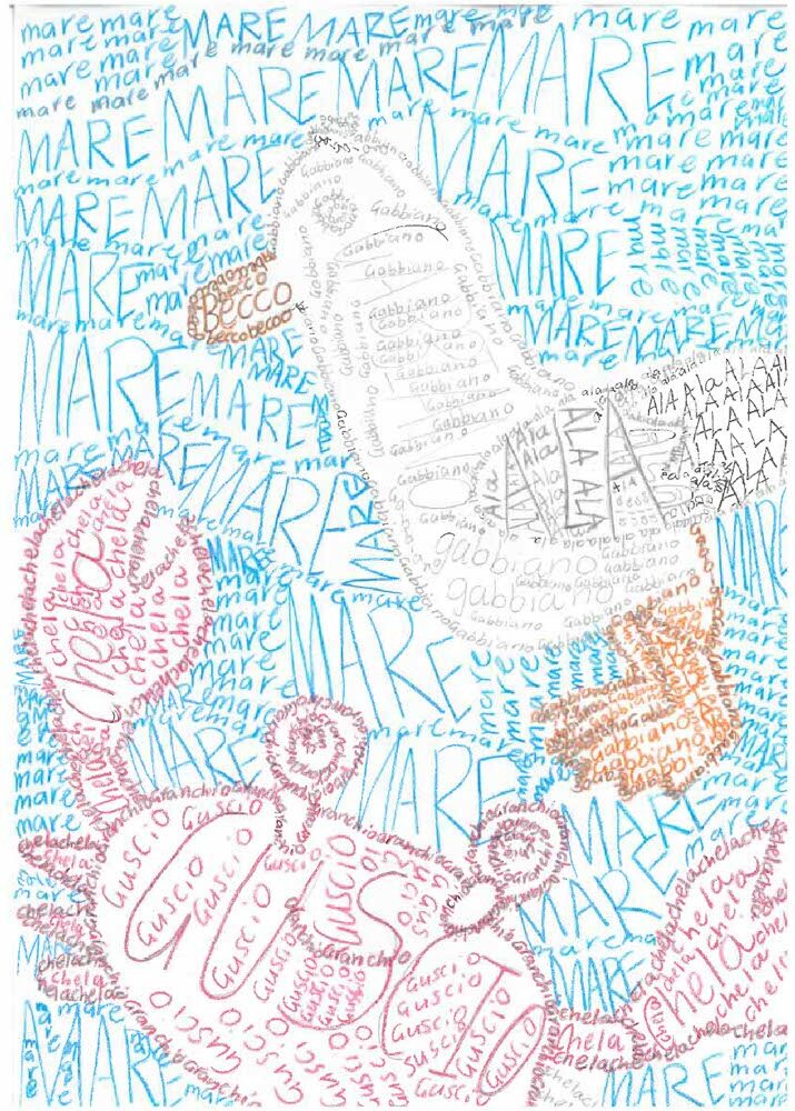 ILC Calligram Competition 2026 - Winning Artwork - Years 3-4 - Third Place