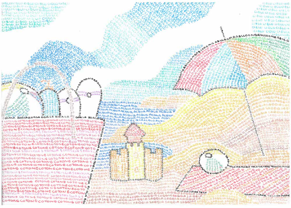 ILC Calligram Competition 2026 - Winning Artwork - Years 7-8 - Second Place